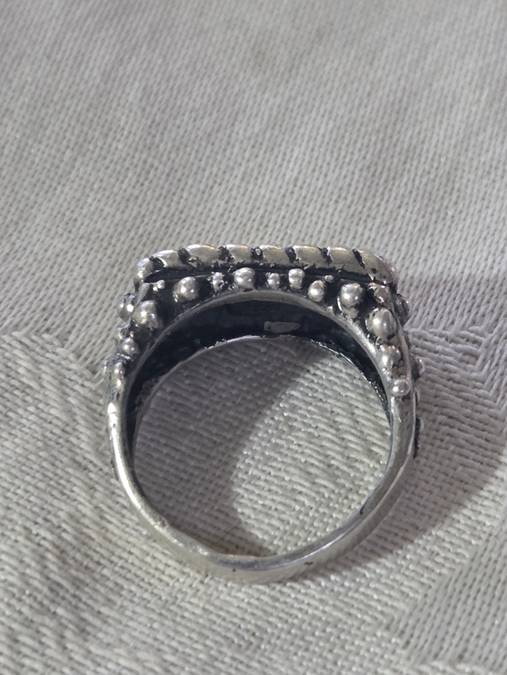 Dian Malouf SISTER Sterling Silver Ring, Size 8 - Picture 14 of 15